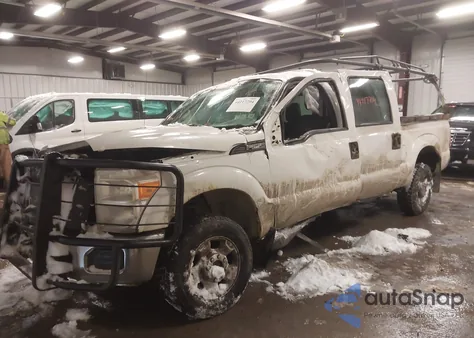 2013 Ford F-250 Xl из США, поврежденный, VIN 1FT7W2B69DEB63605